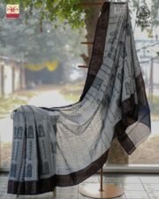 Block Chanderi Saree